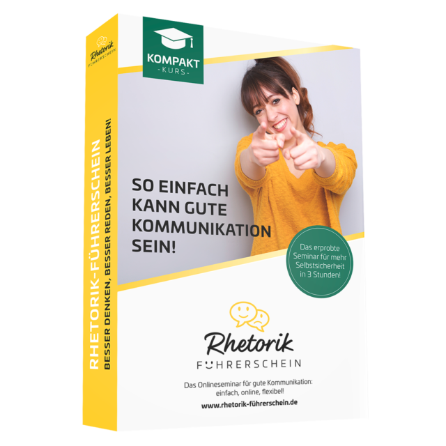 Produktverpackung Rhetorik-Führerschein Kompakt-Kurs